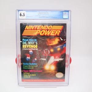 NINTENDO POWER ISSUE #27 - MEGA MAN COVER - CGC GRADED 5.0 - Picture 1 of 10