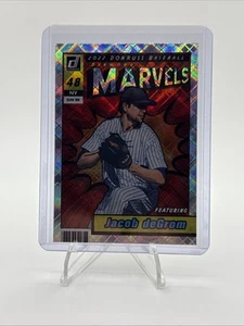 2022 Donruss #M-6 Jacob deGrom Marvels Diamond - Picture 1 of 2