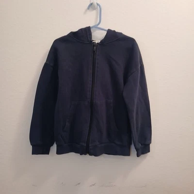 H&M Boy's Hoodie Sweatshirt Size 6X-7 Navy Blue - Image 1 of 4