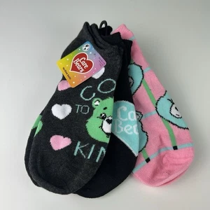 Care Bears No-Show Socks, Shoe Size 4 To 10 Three Pack Brand New - Picture 1 of 2