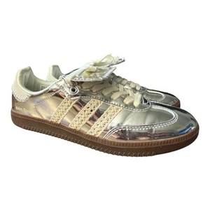 Wales Bonner x Adidas Samba Metallic Sneaker NWOT Women size 7 - Picture 1 of 9