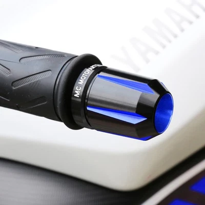 Aluminum Blue Racing Bar Ends For GSX-R 1100 98 97 96 95 94 93 92 91 90 89 - Image 1 of 4