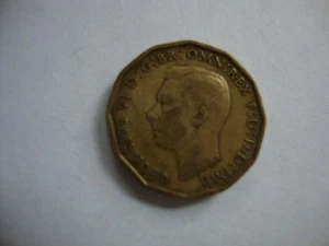 1942 Georg VI -- Dreigroschenstück - Bild 1 von 2