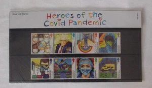 ROYAL MAIL GB MINT STAMPS COVID PANDEMIC 615 EIGHT FIRST CLASS STAMPS 2022 - Picture 1 of 3