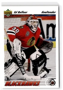 1991-92 Upper Deck Ed Belfour #164b Chicago Blackhawks - Picture 1 of 2
