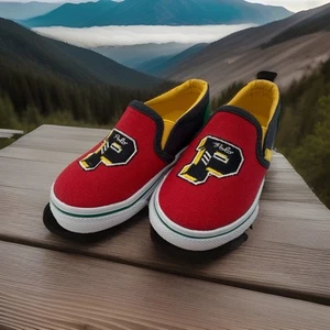 Polo Ralph Lauren 🌟 Landyn Slip On Child P-Wing Logo Patch Canvas Shoes Size 6 - Picture 1 of 8