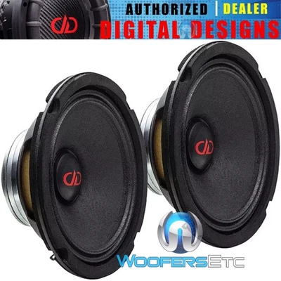 DD AUDIO VO-MN306-S4 6.5" PRO AUDIO MIDRANGES 200W RMS SUPERCHARGED NEO SPEAKERS - Image 1 of 4