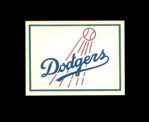 Calcomanías con el logotipo del equipo Fleer 1961 inserciones de Los Angeles Dodgers ¡Bonito!   - Imagen 1 de 2