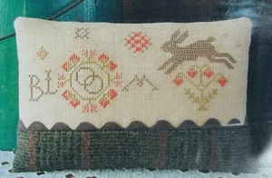 New Threadwork Primitives BLOOM SAMPLER Cross Stitch Pattern Chart - Picture 1 of 3