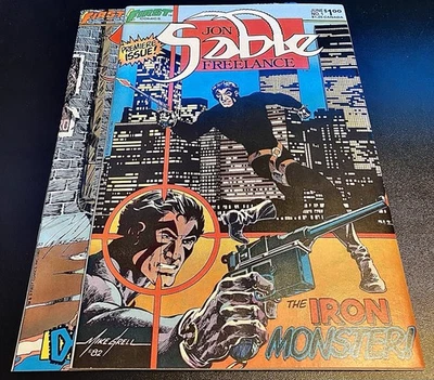 Jon Sable Freelance Lot #1 #2 1983 White Pages  VF- TO NM  (READ DESCRIPTION) - Image 1 of 4