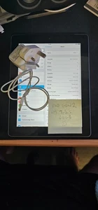 APPLE IPAD 2  9.7"~ WI-FI+3G ~ 64GB ~ BLACK/SILVER MC775B FULLY WORKING.. - Picture 1 of 2