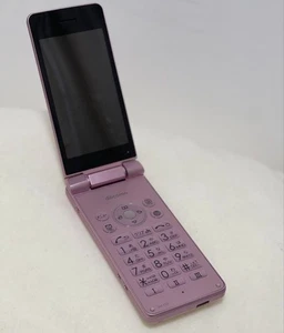 SHARP SH-02L AQUOS KEITAI ANDROID FLIP PHONE UNLOCKED Sim Free Pink from Japan - Afbeelding 1 van 10