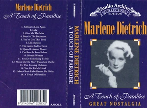 MARLENE DIETRICH A Touch Of Paradise - Cassette - Tape SirH70 - Picture 1 of 1
