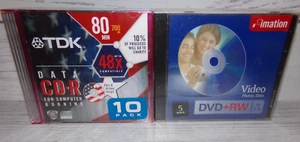 TDK CD-R 48 X 80 Min 700MB 10 Pack NEW + Others - Picture 1 of 4