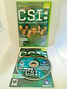 CSI Crime Scene Investigation Microsoft Xbox Complete CIB VERY Fast Ship World * - Picture 1 of 1