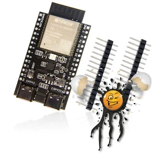 Placa USB TTL ESP32-C6 WiFi 6 BL 5.3 Zigbee dual USB-C ESP32-WROOM-1 N4R2 CH343 - Imagen 1 de 3