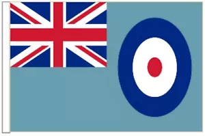 Royal Air Force RAF Ensign Sleeved Courtesy Flag ideal for Boats 45cm x 30cm - Picture 1 of 2