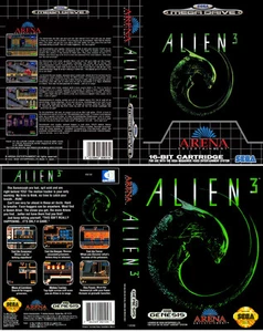 - Alien 3 PAL NTSC Box Art Sleeves Insert Case Cover Only - Picture 1 of 3