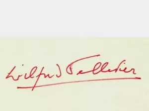 Tarjeta de certificado de autenticidad "Renombrado conductor canadiense" Wilfrid Pelletier firmada a mano 3X5 - Imagen 1 de 2