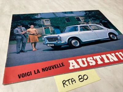Austin 1100 Catalogo Prospetto Opuscolo Pubblicità Automobile Vintage - Immagine 1 di 4