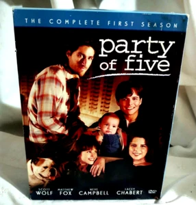 Party of Five DVD Digital HD Region 1 USA/Can Complete First Season 5 Disc 1995 - Picture 1 of 3