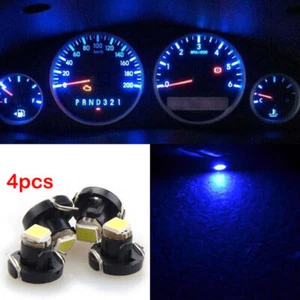 4x T4 T4.2 Instrument LED Bulbs 1SMD Light Neo Wedge Gauge Dash Lights Blue # - Picture 1 of 8