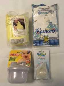 Gerber Cozy Breastfeeding Yellow Baby Blanket Cover-and 3 Other Baby Item Lot - Picture 1 of 2
