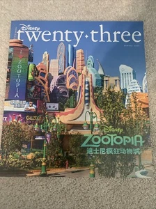 Disney D23 Magazine Spring 2024 Zootopia Land @ Shanghai and Frozen @ Hong Kong - Picture 1 of 3