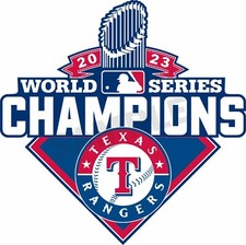Texas Rangers 2023 World Series Champions Decal / Sticker
