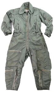 Vtg 60s GI USAF CWU-1/P Men’s Medium Short Military Flight Suit Coveralls Flying - Picture 1 of 13