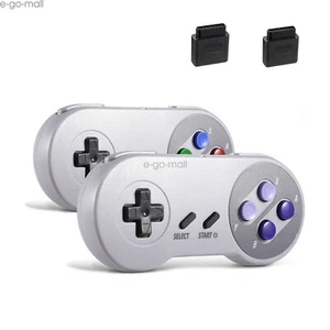2 PCS Wireless Super Famicom Controller for Super Nintendo Entertainment System - Picture 1 of 25