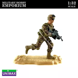 1:32 Unimax Toys Forces of Valor Iraq War US Marine SAW Gunner Figure USMC - Picture 1 of 2