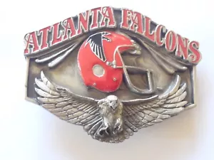Vintage Atlanta Falcons Belt Buckle Siskiyou Pewter 1987 - Picture 1 of 2