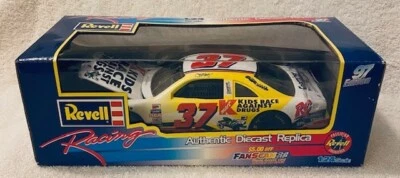 Revell 1997 Jeremy Mayfield #37 Kids Against Drugs Ford Thunderbird fundido a presión 1:24 Foto 1 de 4