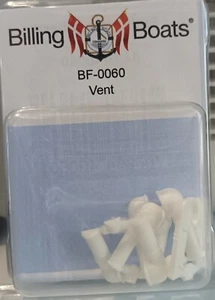 Billing Boats Accessory BF-0060 Vent 20mm Pack of 4 White RM48Post - Picture 1 of 10