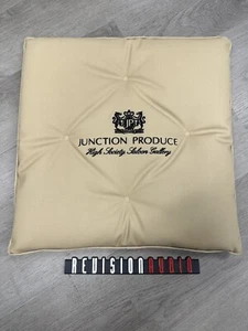 Junction Produce Beige/Black leather seat cushion genuine Authorize Dealer - Picture 1 of 7