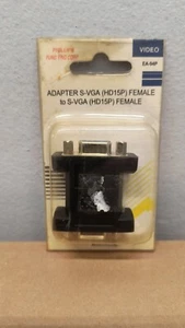 NOS Phillips Fung Ying Corp S-VGA(HD15P) to S-VGA(HD15P) Computer Adapter - Picture 1 of 8