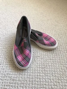 Converse All-Star Plaid Slip-on Sneakers youth US SZ 3.5 Boy, 5 Girl 21.5 CM NOS - Picture 1 of 5