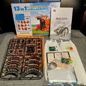 13 In 1 Educational Solar Robot Kit, For ages 10+ New - Picture 1 of 7