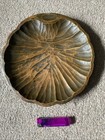Hand made vintage Swedish Wooden Bowl leaf shape