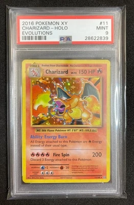 Pokemon Charizard Rare Holo - PSA 9 2016 Evolutions 11/108 - PW - Image 1 of 2