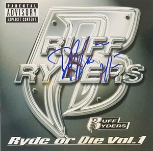 DRAG-ON Ruff Ryders Autographed Signed 8x8 Album Flat Photo RARE Hip Hop/Rap/DMX - Picture 1 of 3
