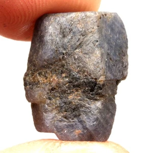30,2 quilates Piedra preciosa natural zafiro azul verde color áspero sin calefacción mina África - Imagen 1 de 7