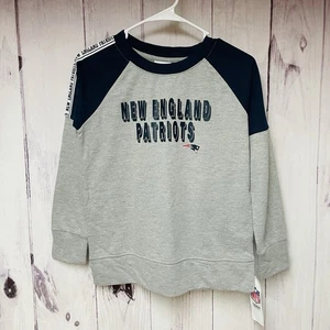 New England Patriots Niñas Sudadera Camisa Equipo Ropa Talla Grande 10/12 - Imagen 1 de 4