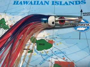 Alter schräger Hawaii Big Game Trolling Köder Marlin Thunfisch - Bild 1 von 6