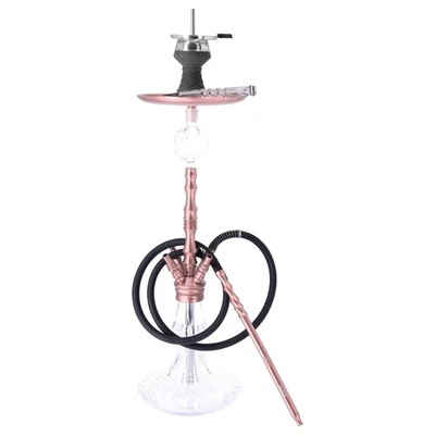 Luna Hookah Bigima Shisha Wasserpfeife Hookah Rosé Aluminium Komplettset Alu Neu - Bild 1 von 4