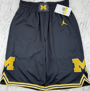 Jordan Michigan Wolverines Dri-Fit Basketball Shorts Men’s Small NWT - Picture 1 of 7