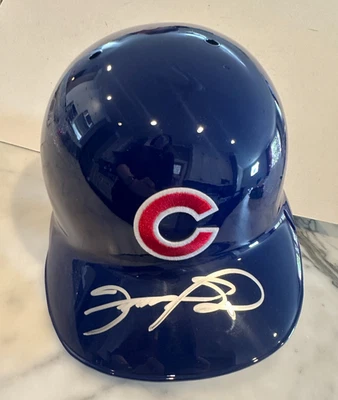 SAMMY SOSA Signed OFFICIAL Chicago CUBS Batting HELMET Beckett (BAS) - Image 1 of 4