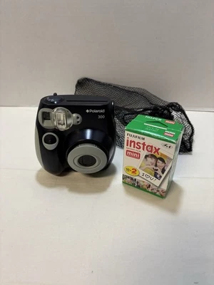 Polaroid 300 Instant Film Camera Black Compact Point & Shoot Tested With Film + - Image 1 of 4