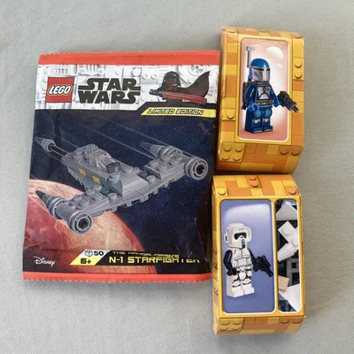 LEGO Star Wars Polybag Lote Minifiguras Mini Construir Mandalorian Scout Trooper Raro Foto 1 de 3